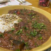 Red beans and rice  at Dona Tengarrinha in Beja