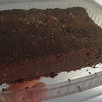 Vegan brownie at jazzayoga in Belgrade