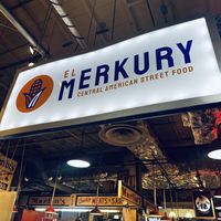 reading 👋   at El Merkury at the Market in Philadelphia