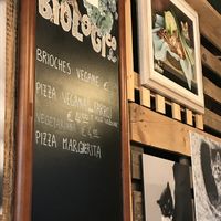 Vegan pizza and brioches   at Di Cane in Gatto in Martignacco