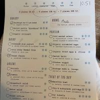 Menú at Mad & Kaffe in Copenhagen