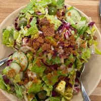 Chopped salad (no cheese)  at Double Zero in Boston