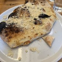 Eggplant calzone  at Double Zero in Boston