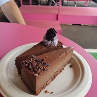 Triple chocolate cake at Cake Time in Kapaa