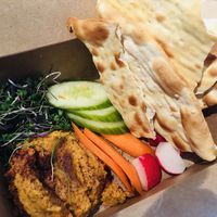 Smoked hummus… so good 🔥👍  at Sol Ave Kitchen in Moorhead