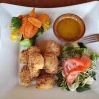6 pieces of fried coliflower, 250mxd at La Palapa De Marlon in Playa Del Carmen