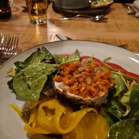 Carrot tartar entré at Esskalation in Bonn