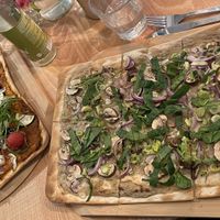 Italian Vibe and Mushroom Flammkuchen at Esskalation in Bonn