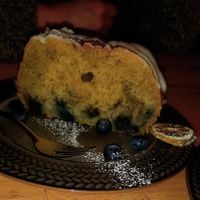 blaubeer-limette-kuchen #Veganuary at Esskalation in Bonn