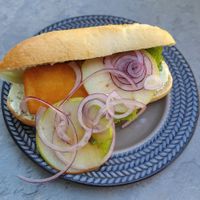 Vegan vish roll at Esskalation in Bonn