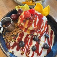 Fruchtige Pancakes #Veganuary at Esskalation in Bonn