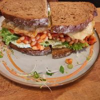 Sandwich mit Spiegelei at Esskalation in Bonn