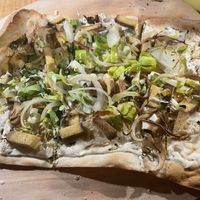 dinner: Elsässer Flammkuchen  at Esskalation in Bonn