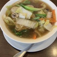 Small Wonton Soup (22)  at Greens Vegetarian Restaurant in Toronto