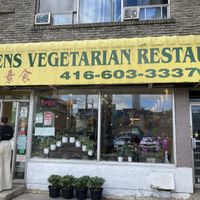   at Greens Vegetarian Restaurant in Toronto