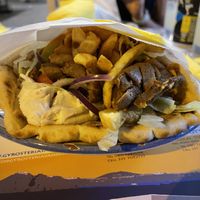 Vegan gyros with saitan at Gyrosteria Yannis - Centro Città in Bari