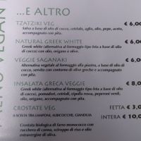 Platos veganos at Gyrosteria Yannis - Centro Città in Bari