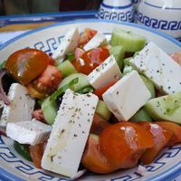 Ensalada griega vegana at Gyrosteria Yannis - Centro Città in Bari