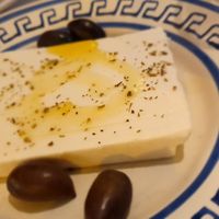 Vegan feta (coconut oil based) at Gyrosteria Yannis - Centro Città in Bari