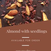 Crunchy roasted almond mix with coconut, cacao nibs, flex seed and acia seeds. at Eco Vibes  in Koh Phangan