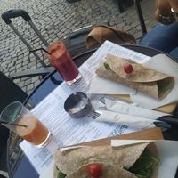 Vegan Wraps at New York Coffees in Bucharest