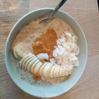 Porridge, vegan at GRØD - Birkegade in Copenhagen