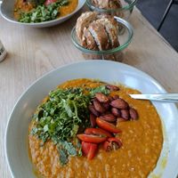 Dall, vegan at GRØD - Birkegade in Copenhagen