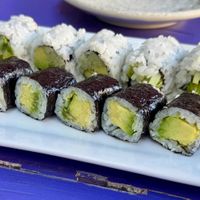 Avocado maki and ACA maki at Myst in Jim Thorpe