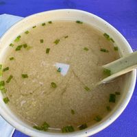 miso soup at Myst in Jim Thorpe