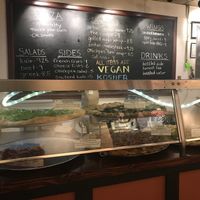 cafe menu and counter at Blackbird Pizzeria - 6th St in Philadelphia