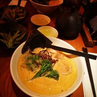 Vegan miso ramen at Heddon Yokocho in London