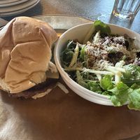 Plant based California burger with apple kale salad   at Beertown Public House in Barrie
