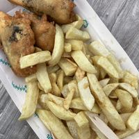 Generous portion   at Copperfish in The Mumbles