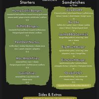 Menu from Instagram  at Bangin' Vegan Eats in Charleston