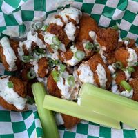 Buffalo Bangers  at Bangin' Vegan Eats in Charleston