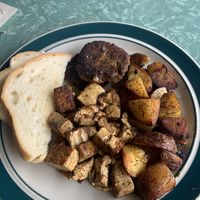  Tofu combo with vegan margarine!  at Interzone in Corvallis