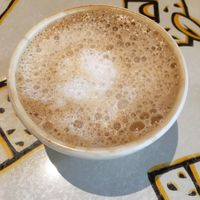 Almond cappuccino  at Le Pain Quotidien - Madison Ave in New York City
