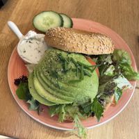 Vegan avocado bagel😍  at Bagels & Beans - Raadhuisstraat in Amsterdam