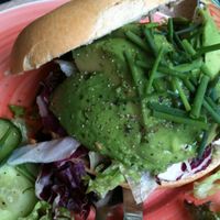 Avocado & tomato at Bagels & Beans - Raadhuisstraat in Amsterdam