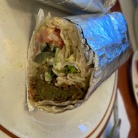 Falafel wrap  at Old Jerusalem in San Francisco