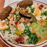 Veggie Combo Platter *vegan at Old Jerusalem in San Francisco