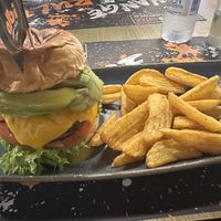 The green burger  at Albi in Nerja