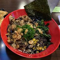 Vegan Black Garlic Tonkotsu  at Noods Ramen Bar in Honolulu