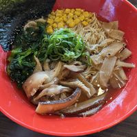 Vegan Shoyu Ramen  at Noods Ramen Bar in Honolulu