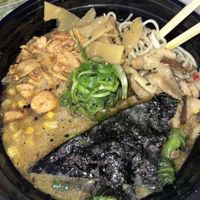 Vegan Black Garlic Miso Ramen (To-Go)  at Noods Ramen Bar in Honolulu
