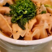 Wonton bowl at Noods Ramen Bar in Honolulu