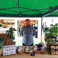 Market stall at Honestly Tasty in North London