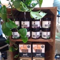 Relishes and flatbreads at Honestly Tasty in North London
