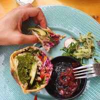 Vegan wrap at Feel Green in Split