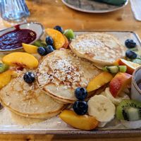 Vegan pancakes at Feel Green in Split